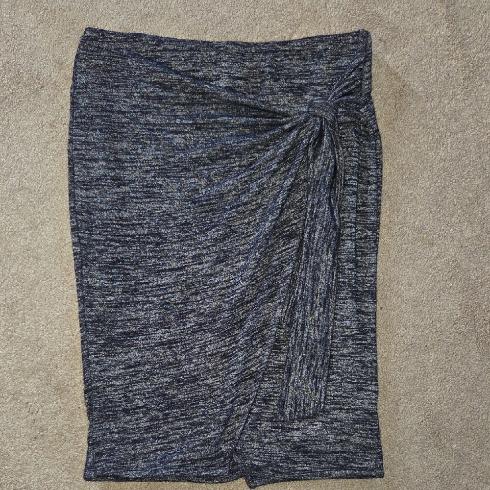 GAP Heathered Navy Blue Skirt